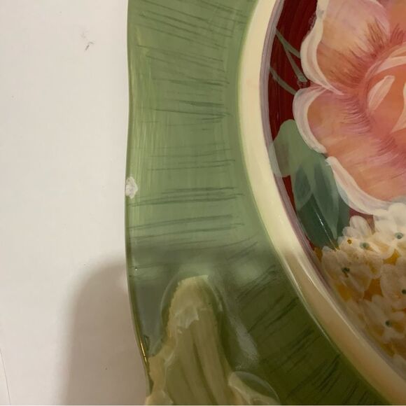 COPY - Certified International Pamela Gladding Dinner Plate Hand Painted Floral… - Picture 10 of 11